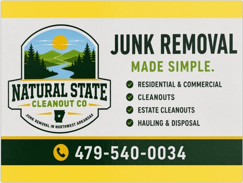 Natural State Cleanout Co junk removal