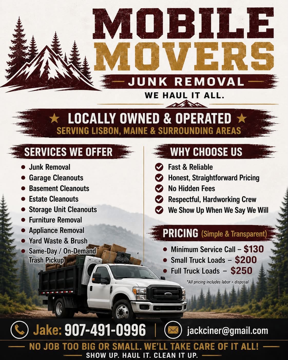 Mobile movers junk removal junk removal