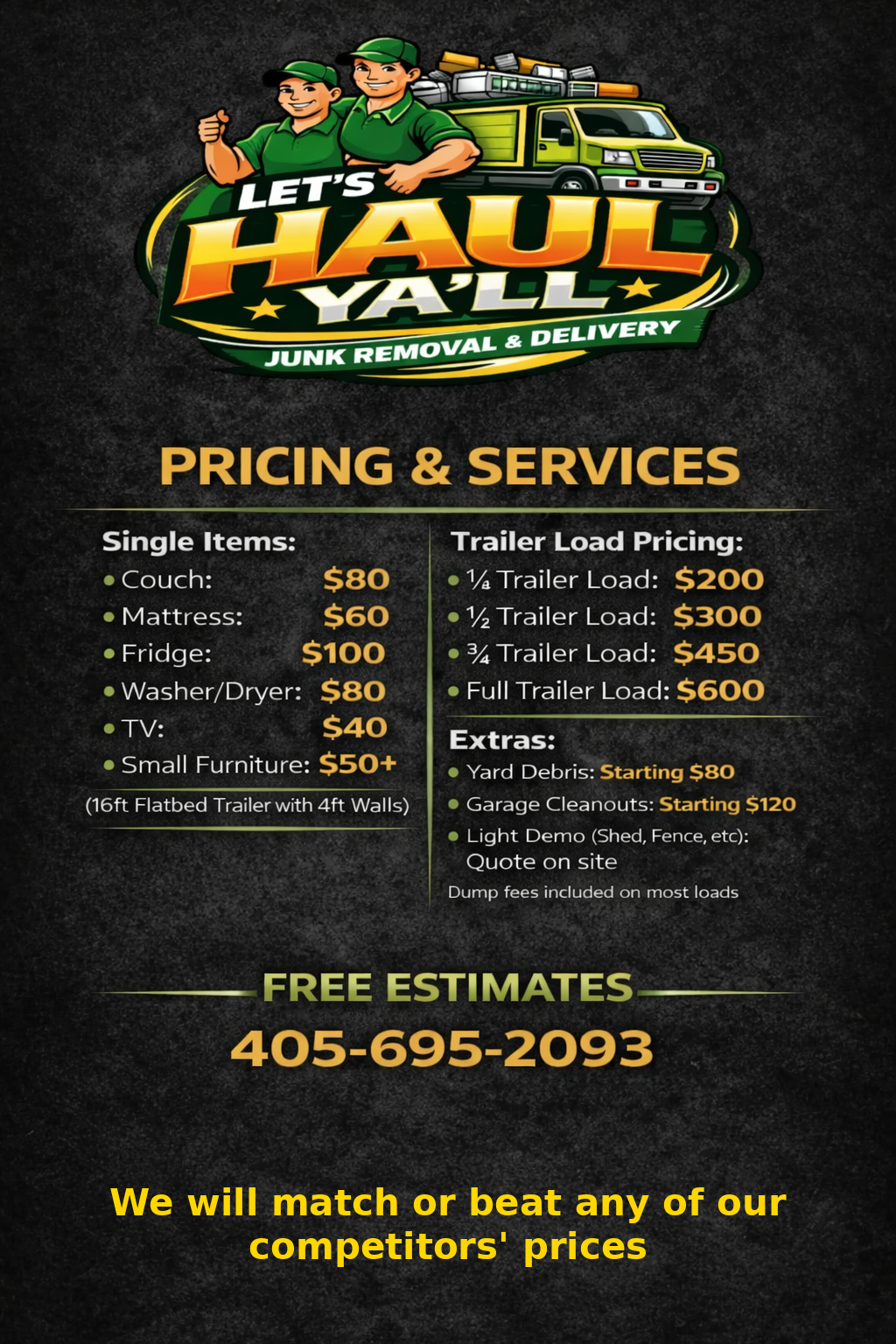 Let's Haul Ya'll junk removal