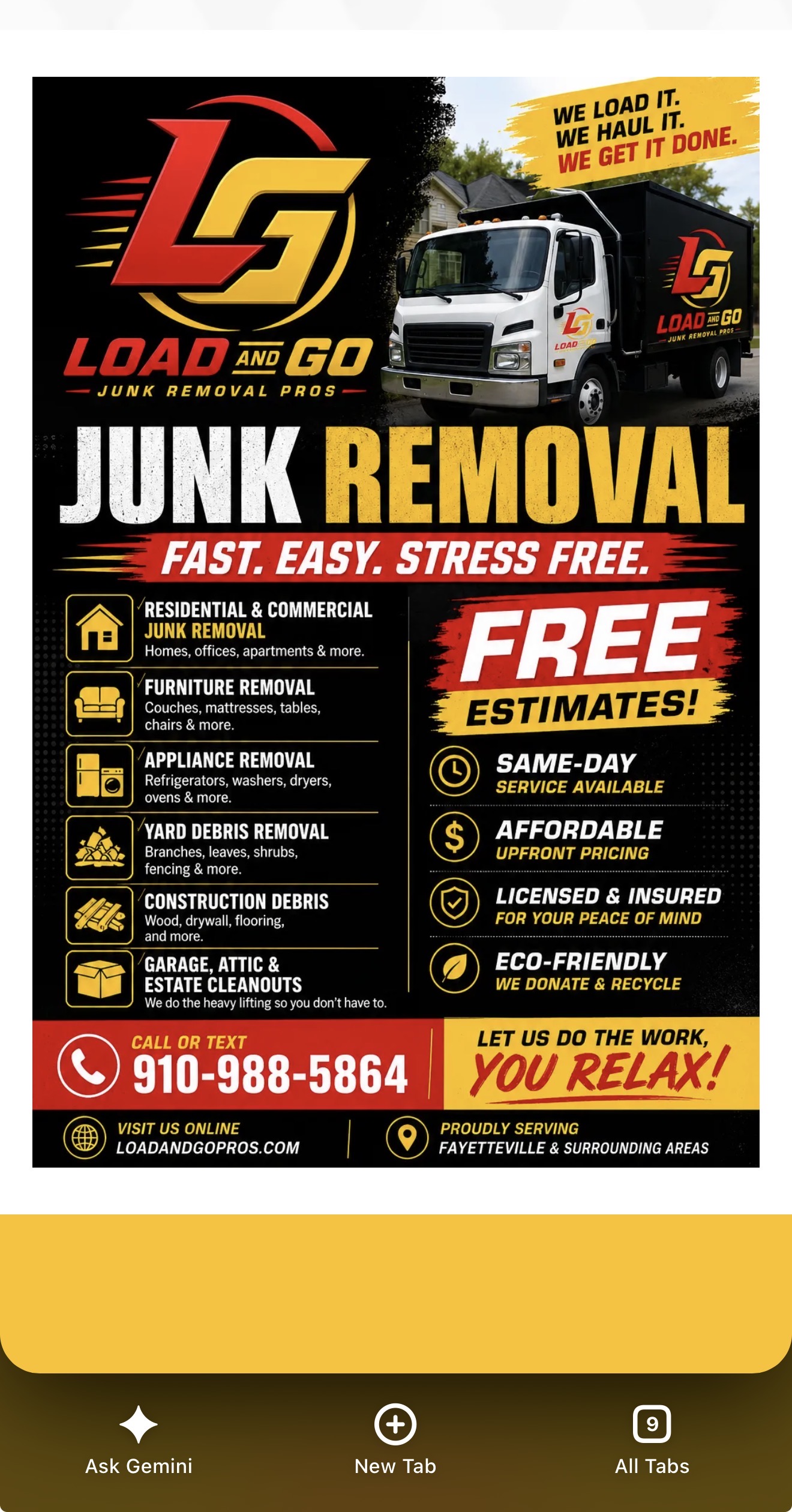 Load&GoprosLLC junk removal
