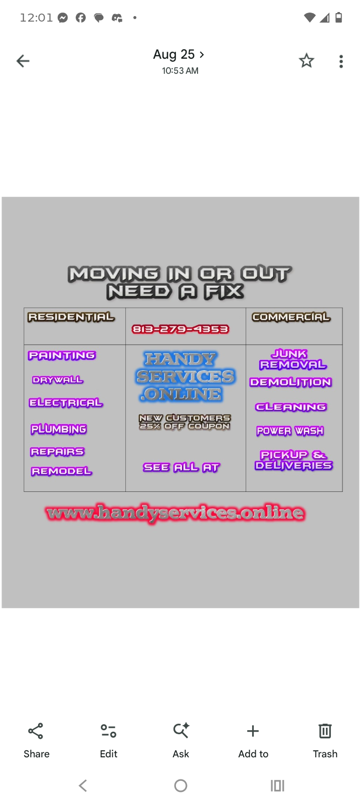 Handy Services Online junk removal