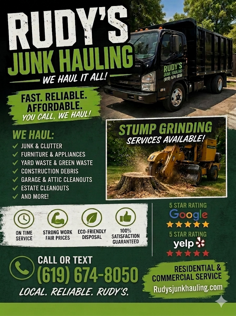 Rudys Junk Hauling junk removal