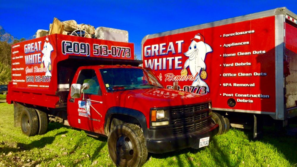 Great White Junk Removal Stockton junk removal