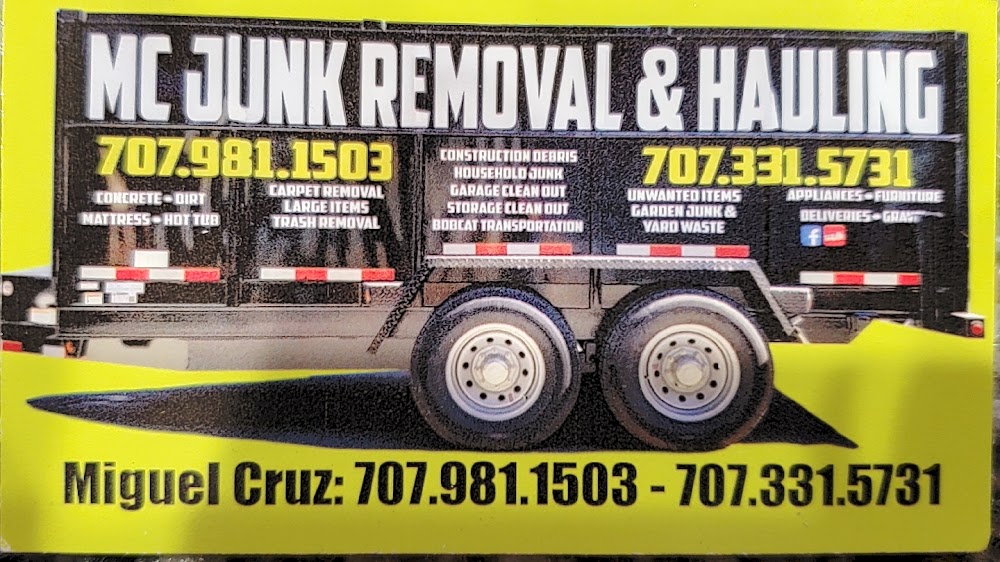 MC Junk Removal And Hauling GUERNEVILLE junk removal