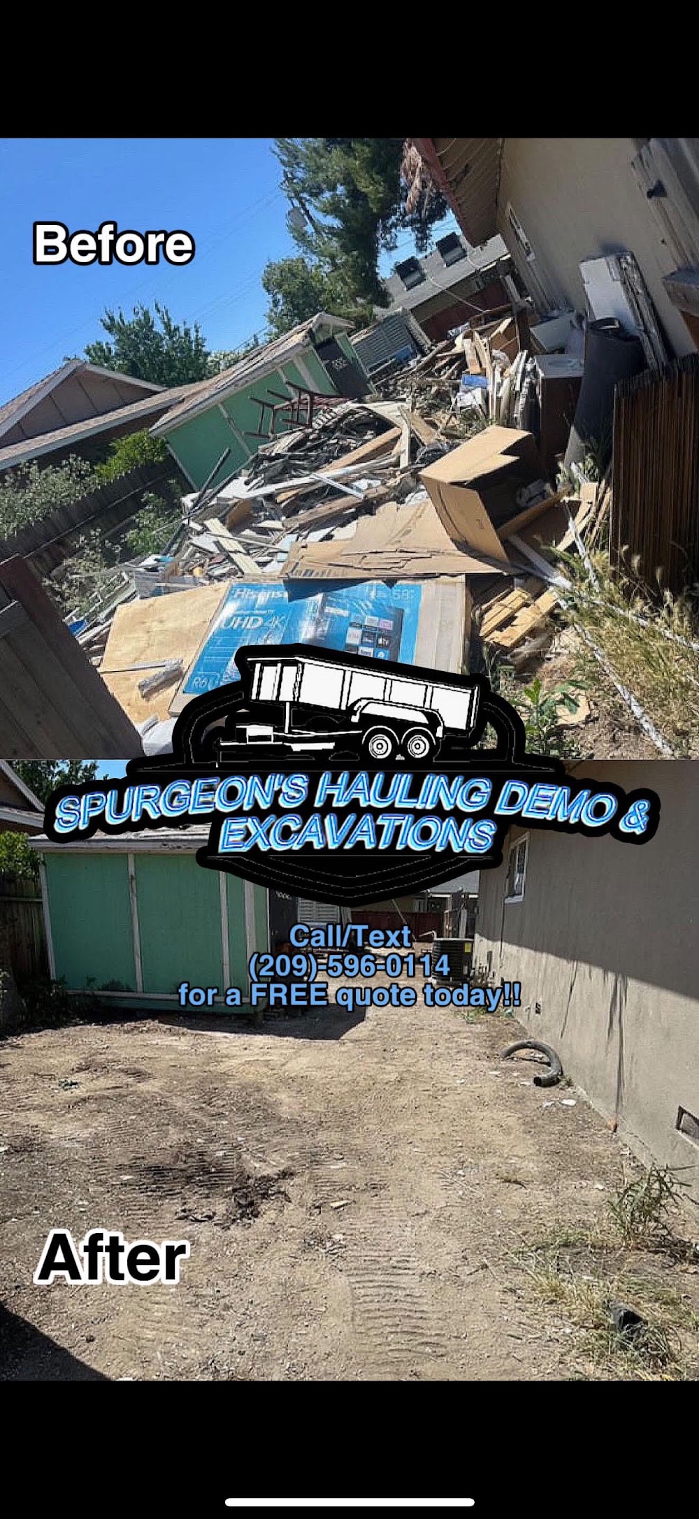 Spurgeons Hauling Demo & Excavations junk removal