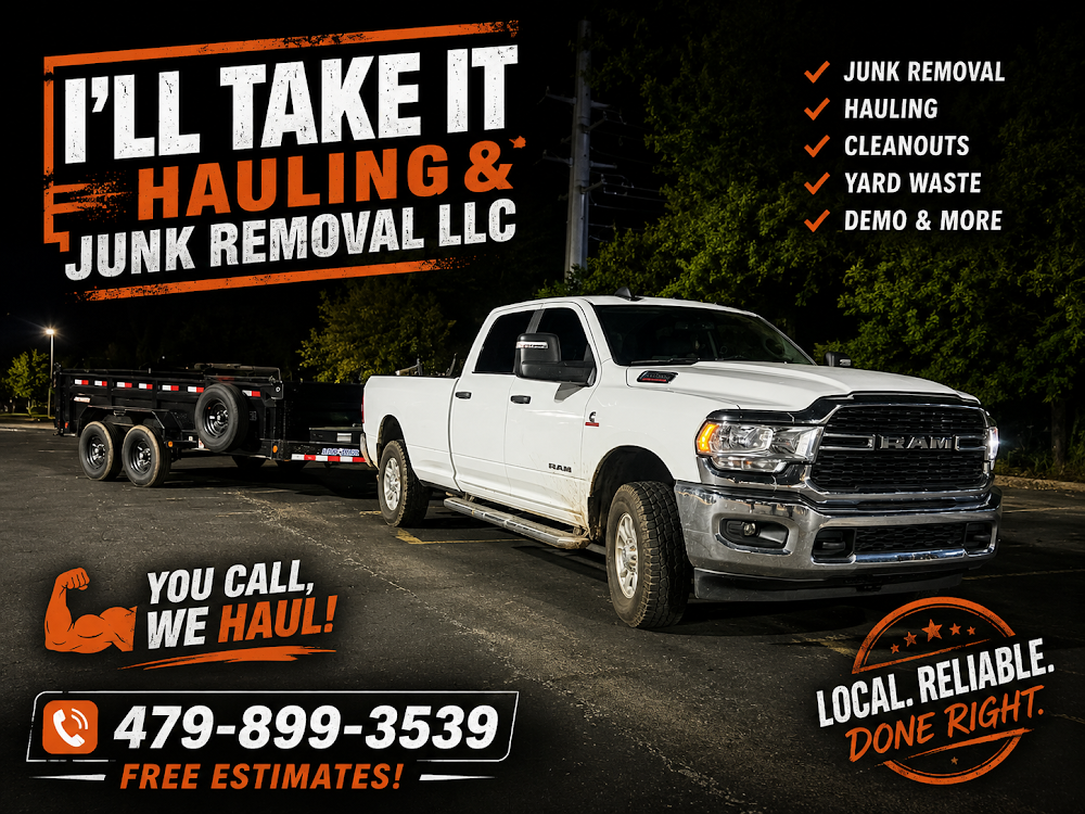 I’ll Take It Hauling and Junk Removal LLC junk removal