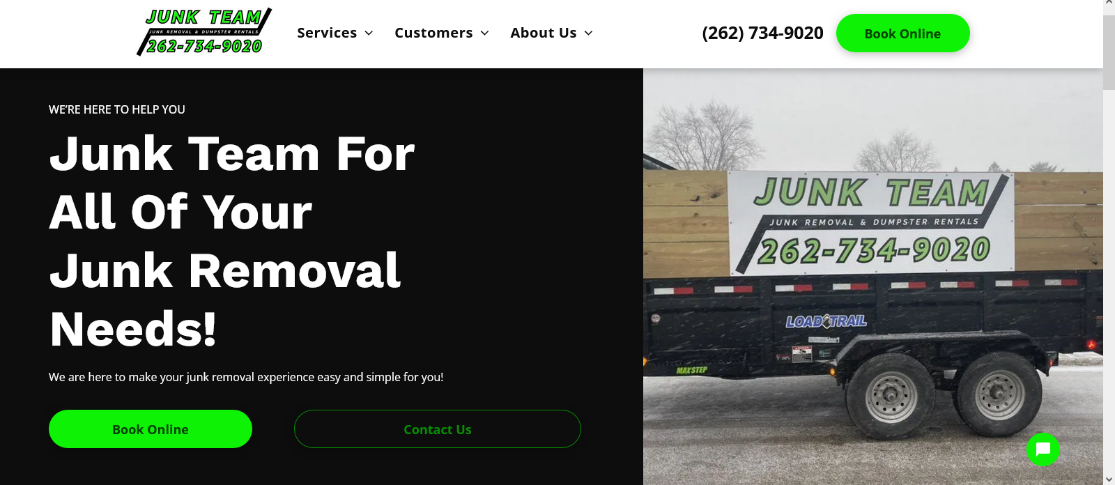 Junk Team - Junk Removal / Dumpster Rentals / Demolition junk removal