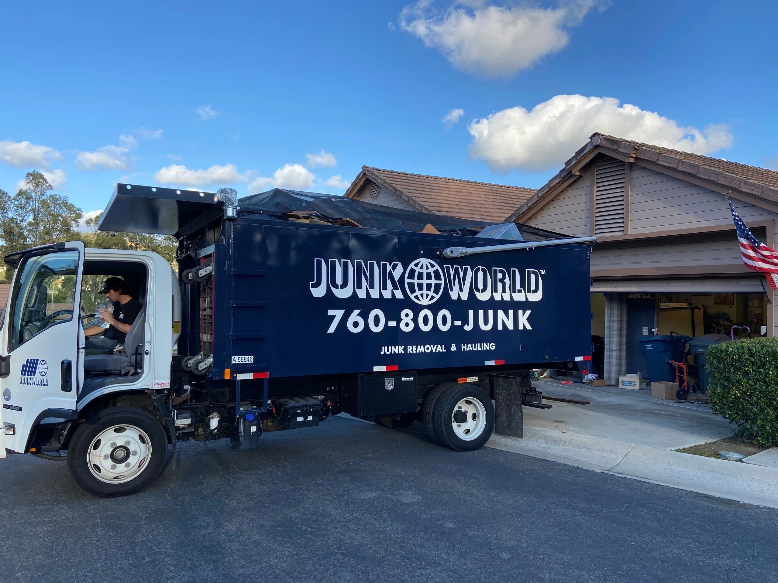 JUNK WORLD Junk Removal & Trash Hauling Services junk removal